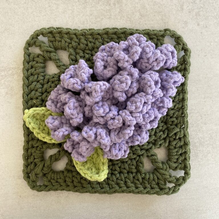 Update on Lilac Granny Square Crochet Pattern