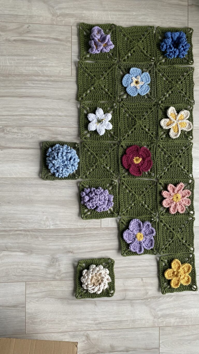 Joining Granny Squares: My Chessboard Pattern Journey